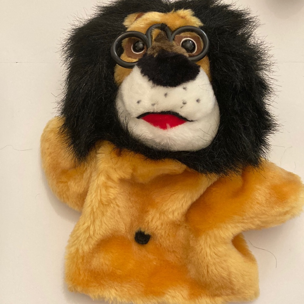 Vintage Harris Bank Hubert The Lion Puppet
